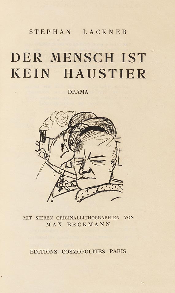 Max Beckmann - Der Mensch ist kein Haustier - Autre image