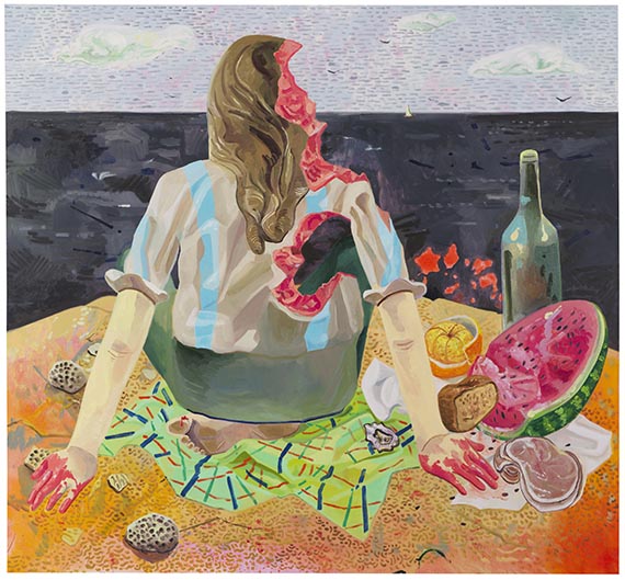 Dana Schutz - Gouged Girl