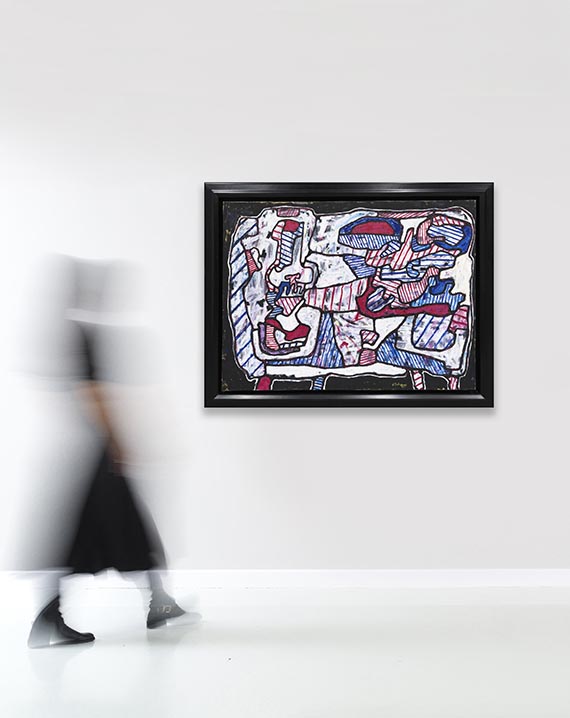 Jean Dubuffet - Lampe et Balance I - Autre image
