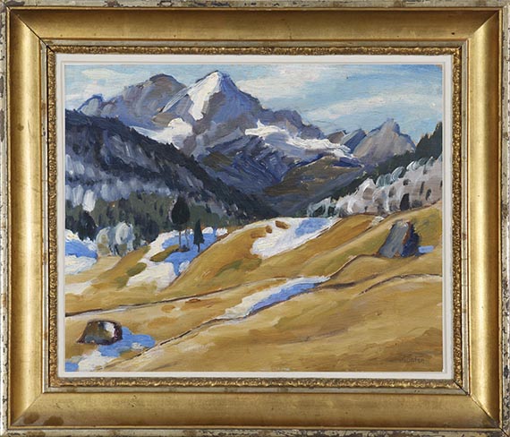 Gabriele Münter - Elmau - Image du cadre