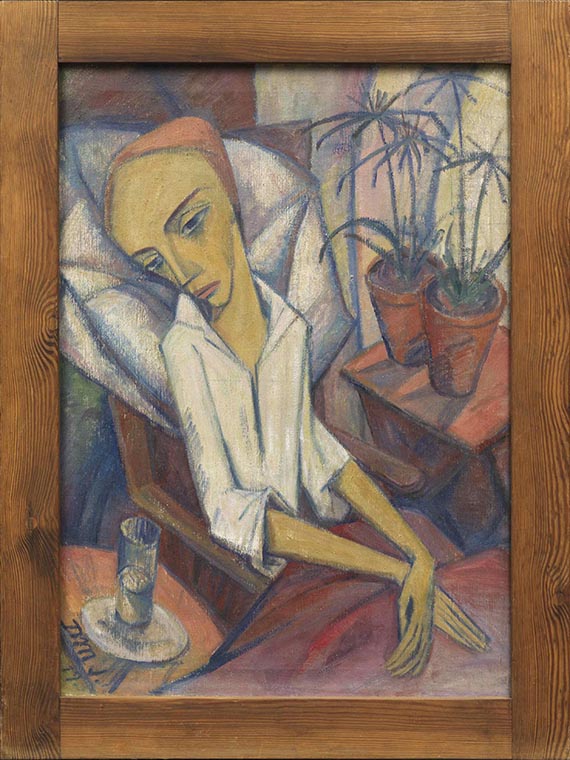 Dorothea Maetzel-Johannsen - Das kranke Mädchen - Image du cadre