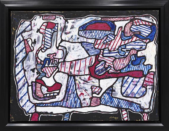 Jean Dubuffet - Lampe et Balance I - Image du cadre