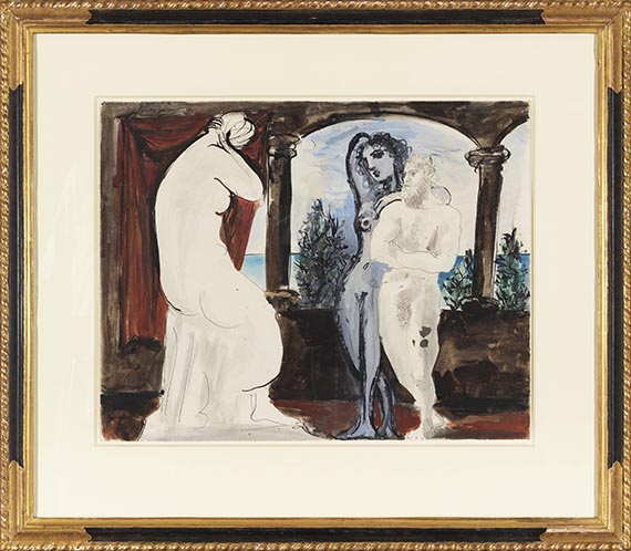 Pablo Picasso - Le Sculpteur et son Modèle - Image du cadre