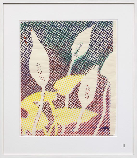 Sigmar Polke - Kallablüten (3-teilig) - Image du cadre