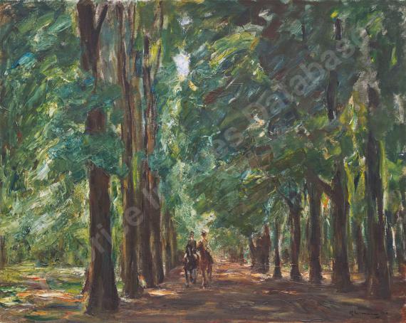 "Reiter in der Allee...