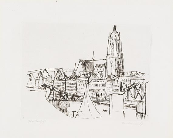 Max Beckmann - Kleine Stadtansicht