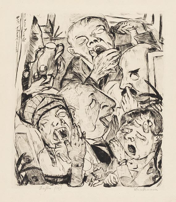 Max Beckmann - Die Gähnenden