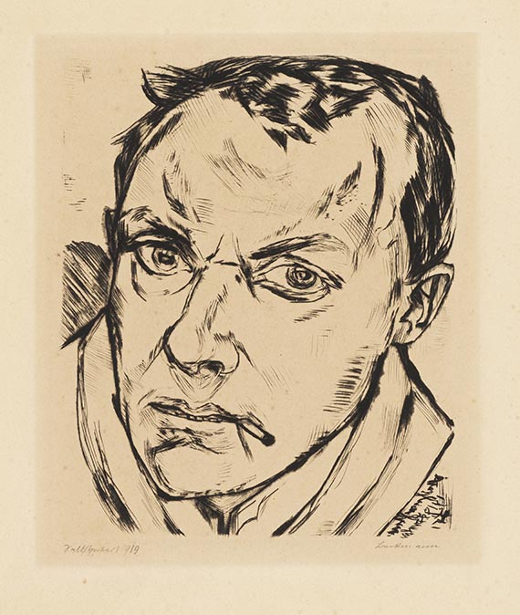 Max Beckmann - Großes Selbstbildnis