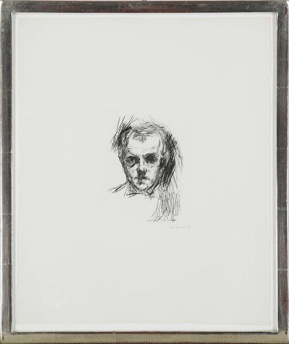 Max Beckmann - Kleines Selbstbildnis - Image du cadre