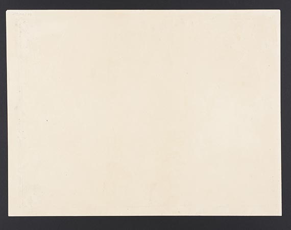 Rolf Nesch - Freihafenbrücke I - Verso