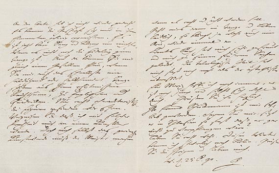 Johann Wolfgang von Goethe - G 7: Eigh. Brief an Joh. Fr. Reichard. 3 S.