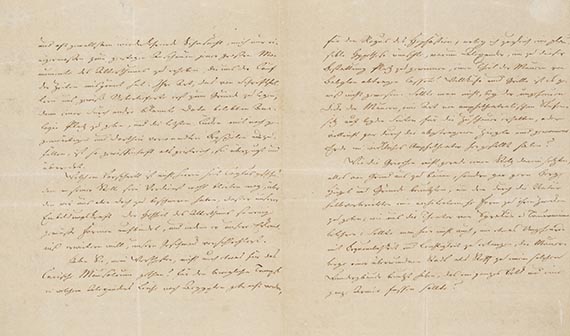 Johann Wolfgang von Goethe - G 23: Brief von Schreiberhand an A. L. Hirt.  4 S.