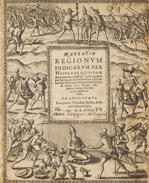 Bartholome de La Casas - Narratio regionum indicarum per Hispanos