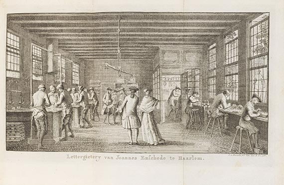 Johannes Enschedé - Proef van letteren, welke gegooten worden in de Nieuwe Haerlemsche Lettergietery