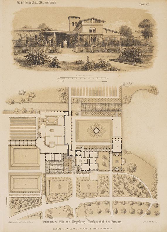 Theodor Nietner - Gärtnerisches Skizzen-Buch