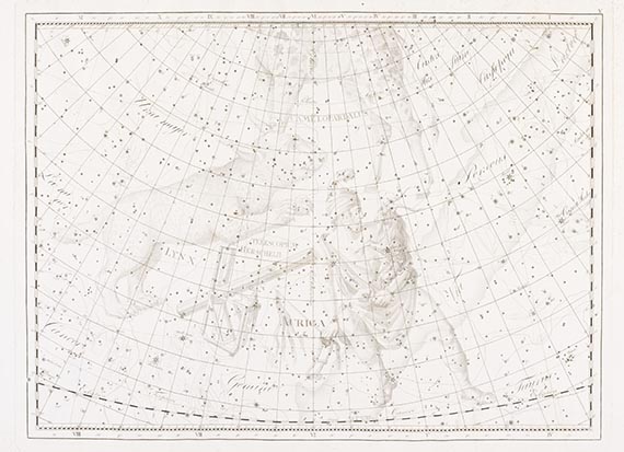 Johann Elert Bode - Uranographia - Titel und 20 Tafeln