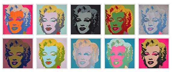 Andy Warhol - Marilyn Monroe (10 Blatt) - Autre image
