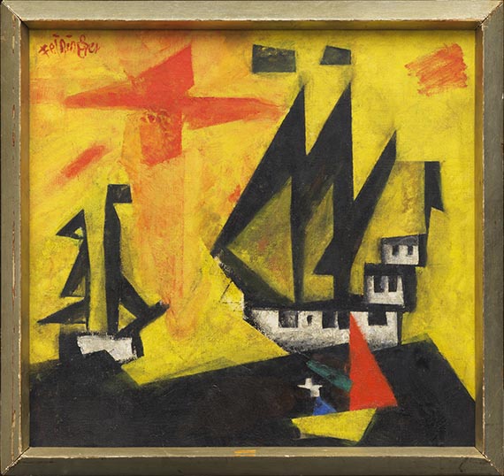 Lyonel Feininger - Marine nach Holzschnitt - Image du cadre