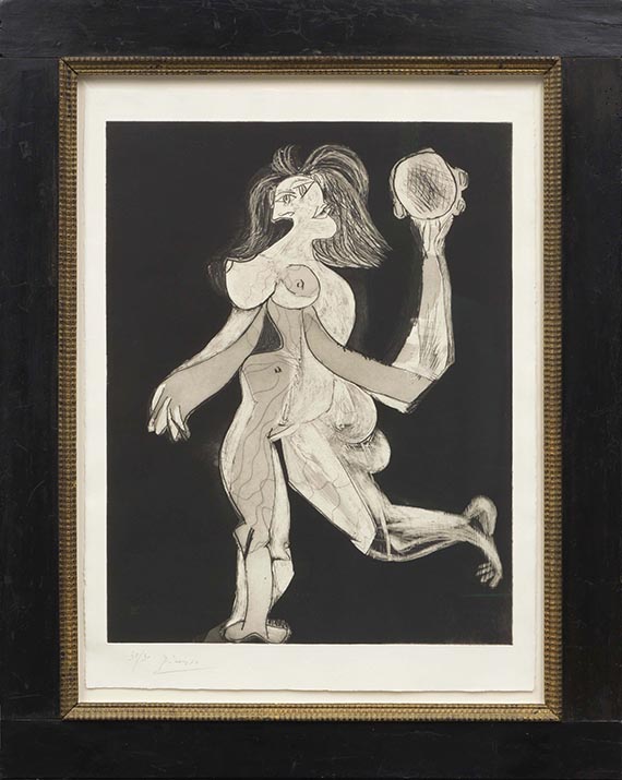 Pablo Picasso - La femme au tambourin - Image du cadre