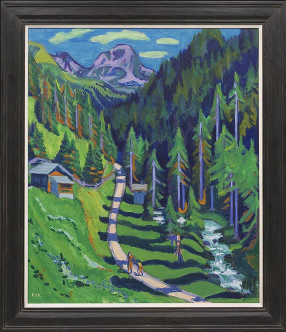 Ernst Ludwig Kirchner - Sertigweg - Image du cadre