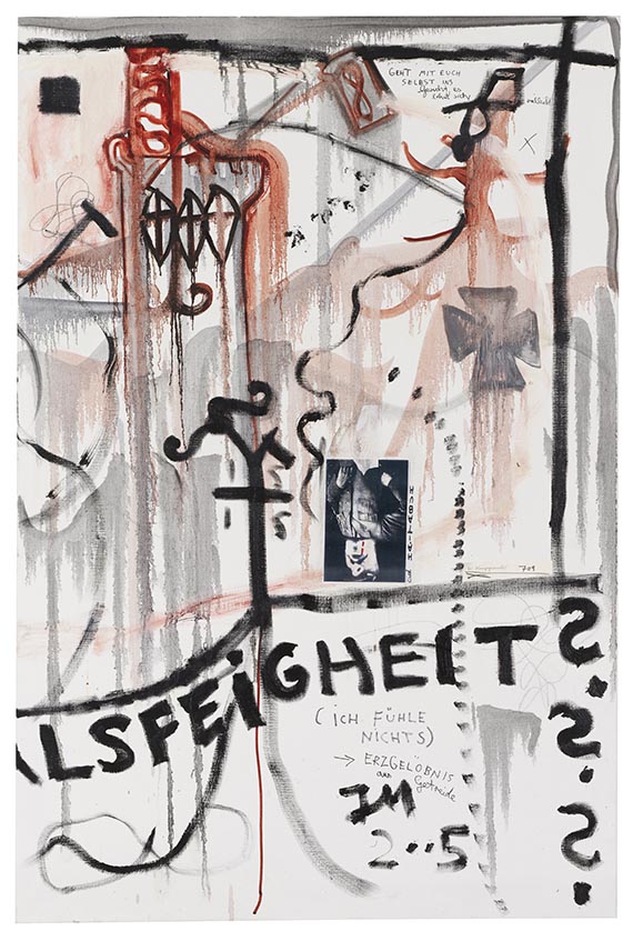 Jonathan Meese - Die Gralsfeigheit "Schwänzchen hoch" (zweiteilig) - Autre image