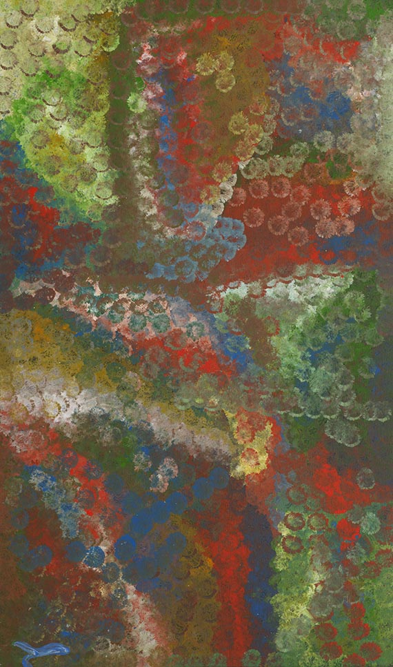 Emily Kame Kngwarreye - Emily's Country - ALATYITE (Bush potato/Spinifex)