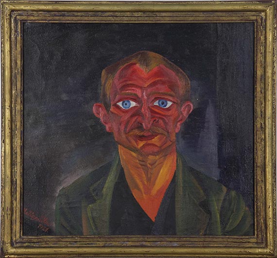 Conrad Felixmüller - Portrait Oskar Elsner - Image du cadre