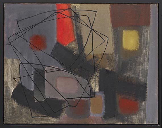 Fritz Winter - Herbstliche Spannungen - Image du cadre