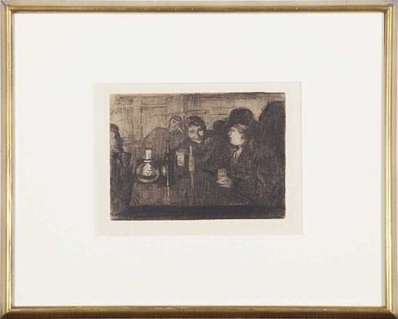 Edvard Munch - Kristiania Boheme I - Image du cadre