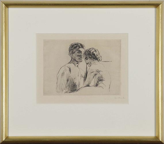 Edvard Munch - Zwei Menschen (To mennesker) - Image du cadre