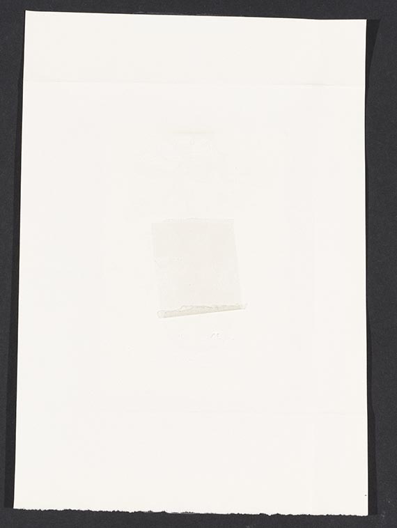 Hermann Max Pechstein - Exlibris Dr. August Ochsenbein - Verso