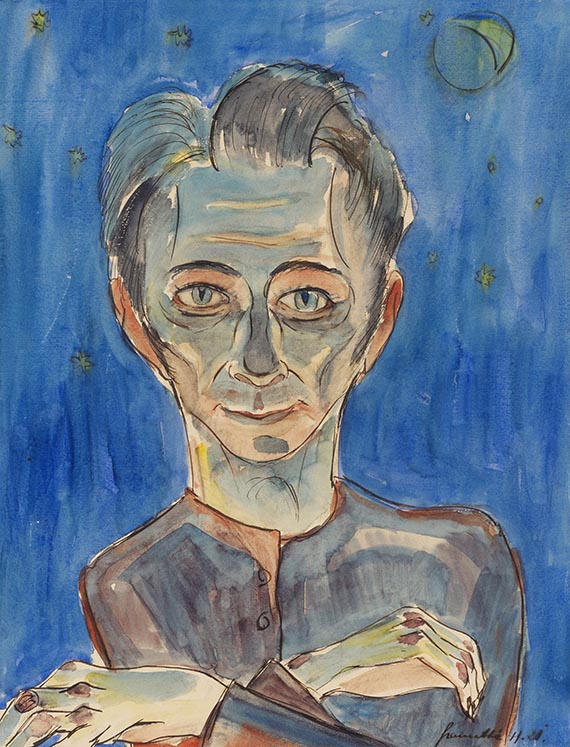 Walter Gramatté - Selbstportrait