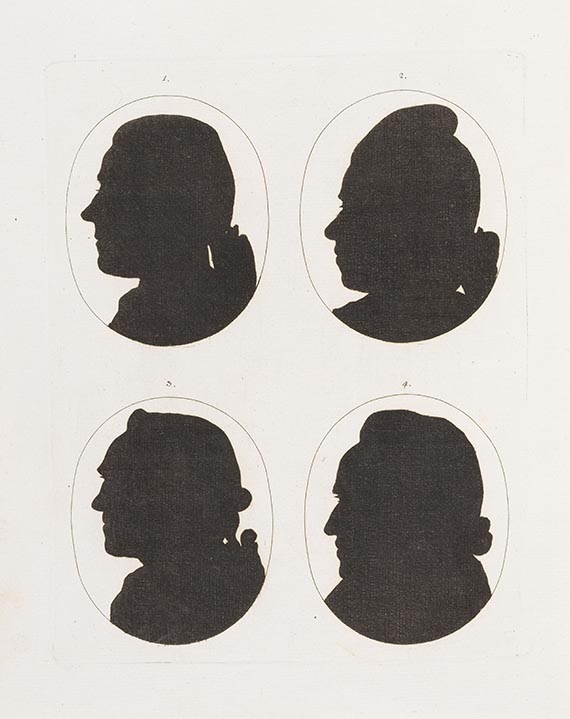 Johann Caspar Lavater - Physiognomische Fragmente. 4 Bände