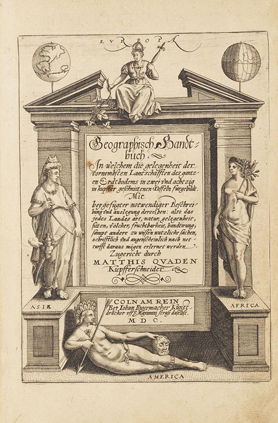 Matthias Quad - Geographisch Handtbuch. - Angeb.: Acosta, America, oder ... die Neuwe Welt, oder West-India - Autre image