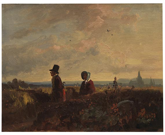 Carl Spitzweg - Vor der Stadt