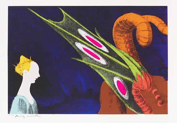 Andy Warhol - Details of Renaissance Paintings (Paolo Uccello, St. George and the Dragon, 1460)