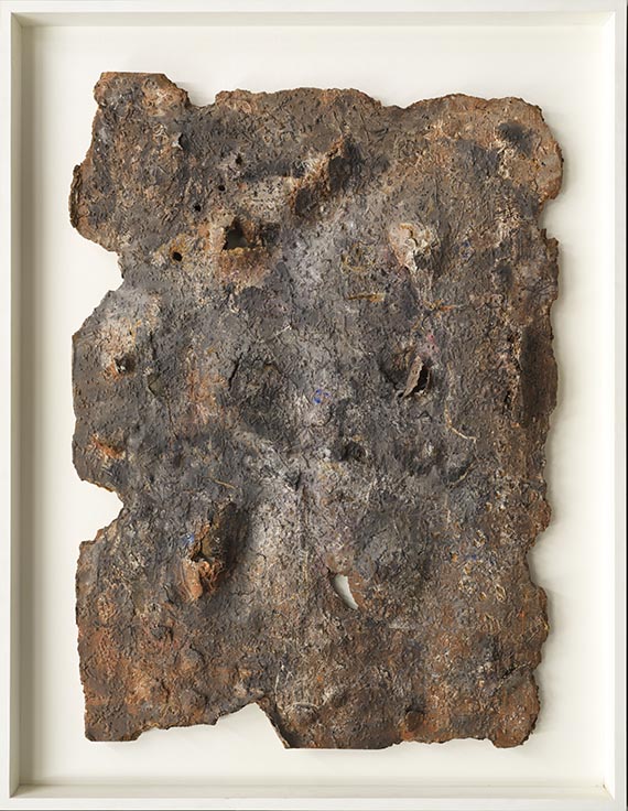 Emil Schumacher - Tastobjekt I - Image du cadre