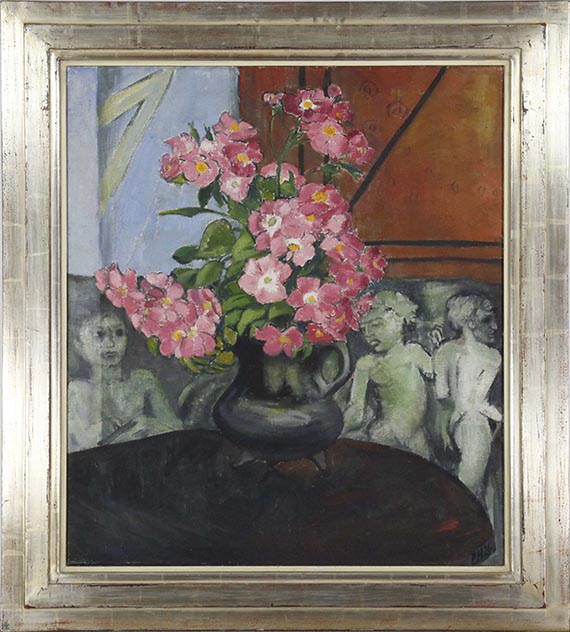 Erich Heckel - Heckenrosen - Image du cadre