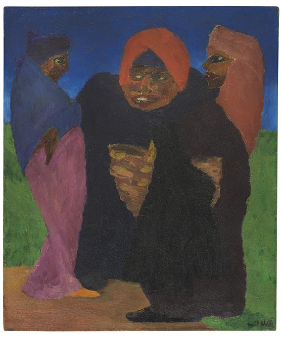 Emil Nolde - Drei Frauen