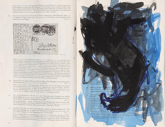 Georg Baselitz - Adler (Künstlerbuch mit 87 Adler-Aquarellen)