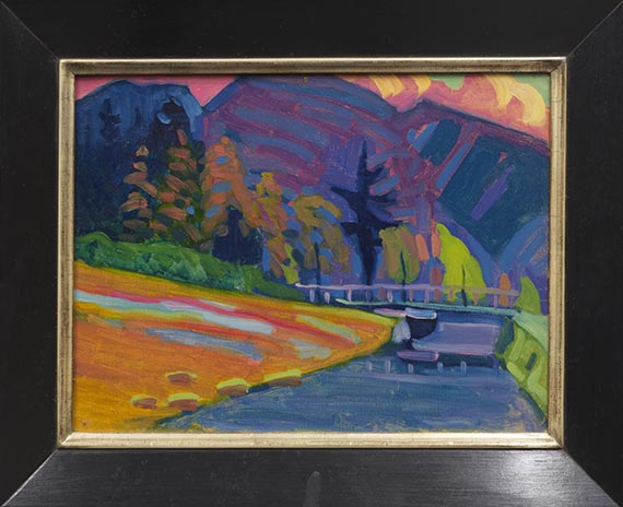 Wassily Kandinsky - Bei Oberau - Image du cadre