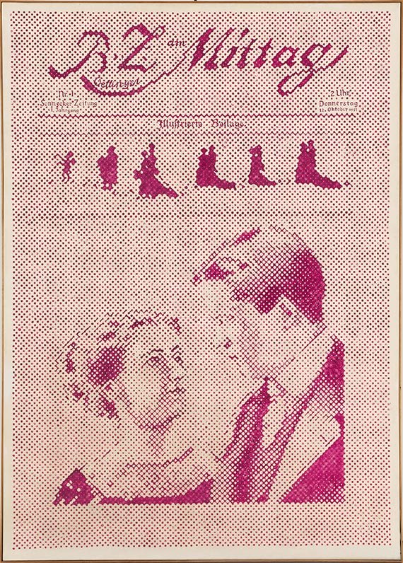 Sigmar Polke - BZ am Mittag - Image du cadre