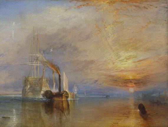 Illustration for: William Turner, The Fighting Temeraire, 1839, oil on canvas, The National Gallery, London.