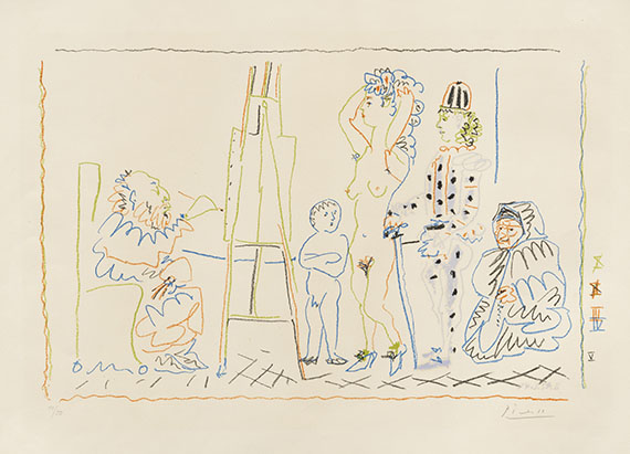 Pablo Picasso - L’Atelier du Vieux Peintre