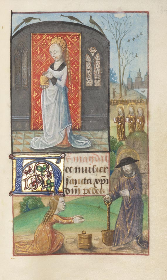  Manuskripte - Stundenbuch auf Pergament. Flandern 1480-1500 - Autre image
