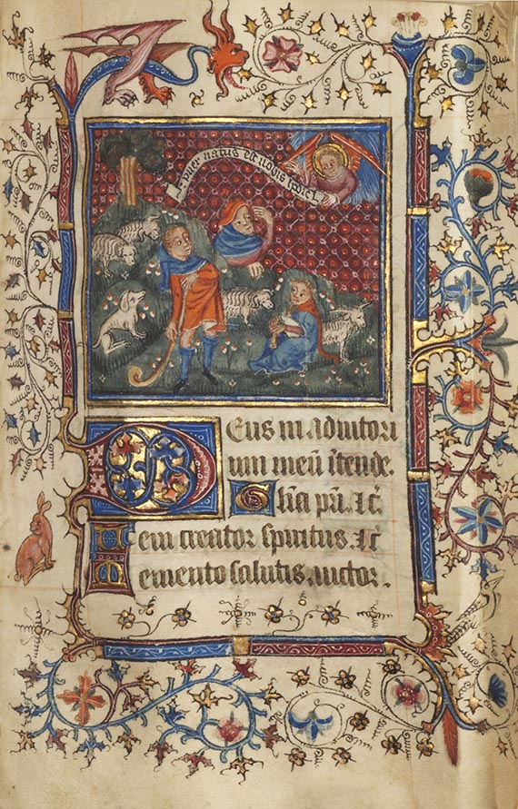  Manuskripte - Stundenbuch auf Pergament. Bretagne um 1410 - Autre image