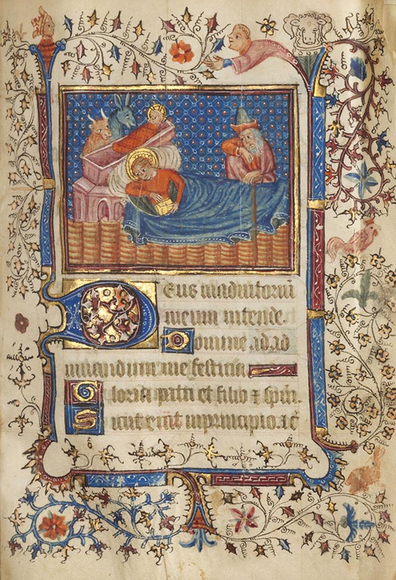  Manuskripte - Stundenbuch auf Pergament. Bretagne um 1410 - Autre image