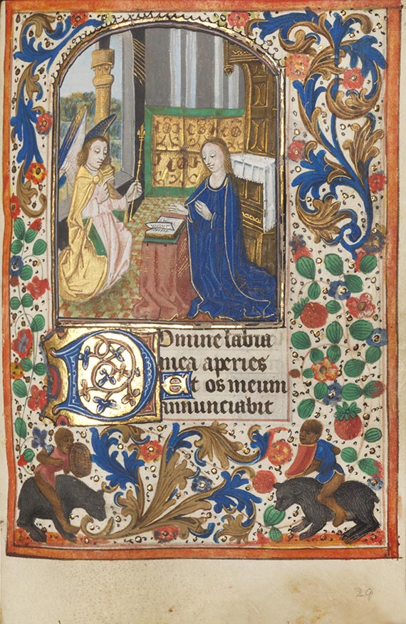  Manuskripte - Stundenbuch auf Pergament. Flandern und Nordfrankreich, um 1480 - Autre image