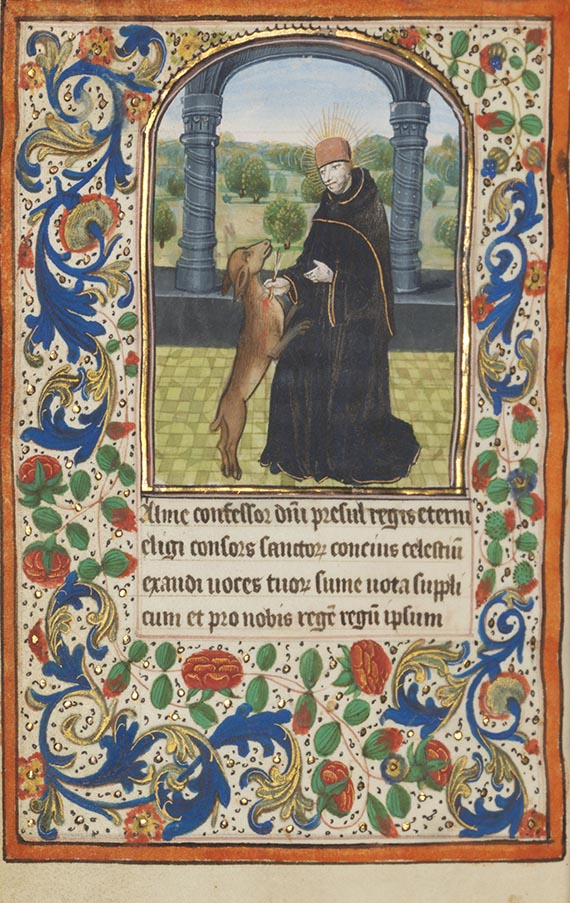  Manuskripte - Stundenbuch auf Pergament. Flandern und Nordfrankreich, um 1480 - Autre image
