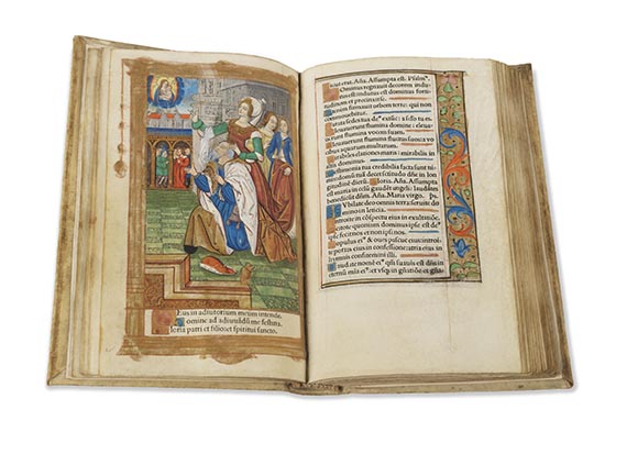  Horae B.M.V. - Gedrucktes Stundenbuch auf Pergament - Autre image